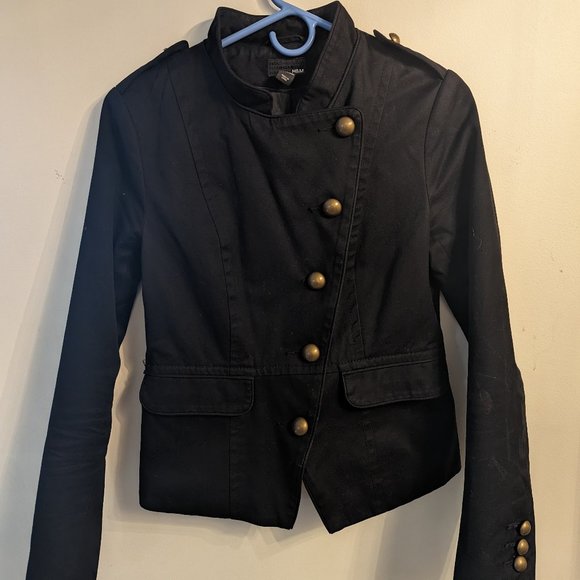 H&M black asymmetrical jacket - Picture 2 of 4
